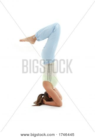 Salamba Sirsasana podporoval stoj #2