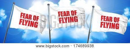 fear of flying, 3D rendering, triple flags