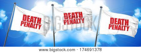 death penalty, 3D rendering, triple flags