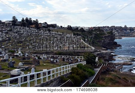 Waverley Cemetery is a state heritage listed cemetery in an iconic location in Sydney. It is noted for its largely intact Victorian and Edwardian monuments.