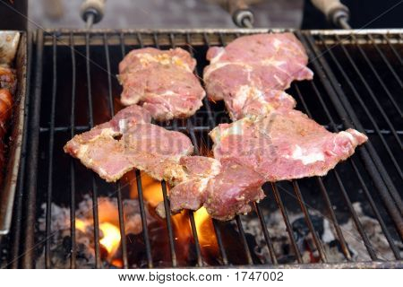 Grill kød