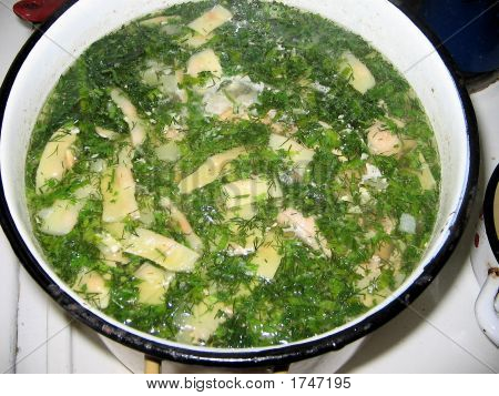 Gemüse Knochenmark Suppe