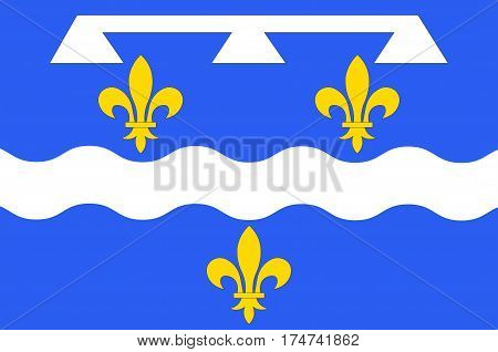 Flag of Loiret is a department in north-central France