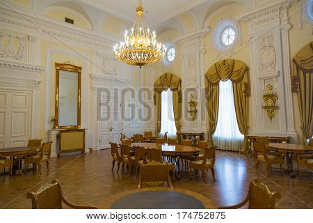 Interior Of The Petroff Palace, Moscow, Russia