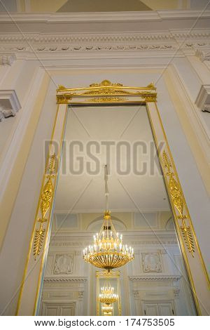Interior Of The Petroff Palace, Moscow, Russia