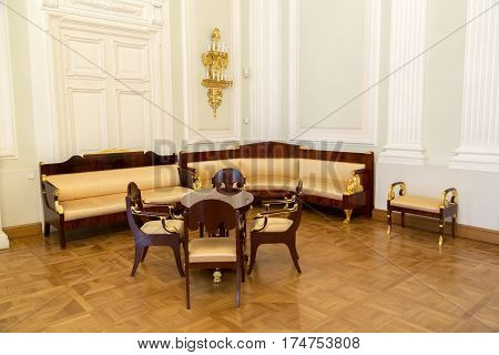 Interior Of The Petroff Palace, Moscow, Russia