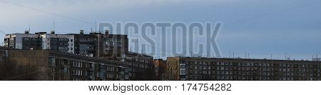 Apartment buildings, public housing, apartments, residential area, housing complex, old soviet buildings
