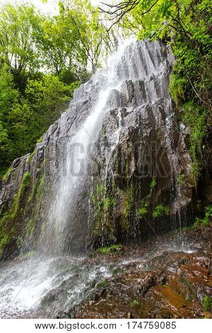 waterfall in the mountains of Georgia Ajaria 2014