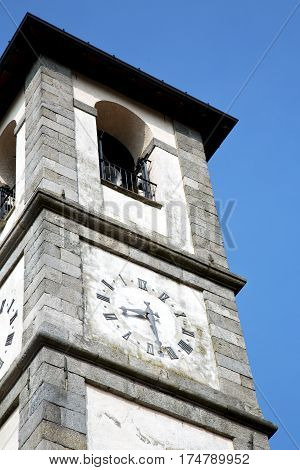 Ternate  And Church Tower Bell Sunny Day