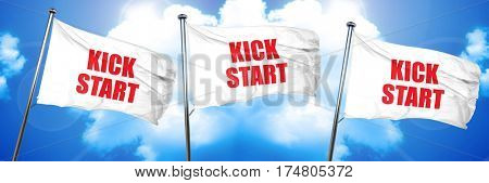 kickstart, 3D rendering, triple flags
