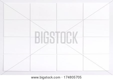 Business Cards Isolated On White