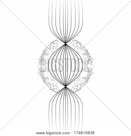 White black core charging energy background for business