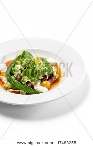 Salat mit Entenbrust 