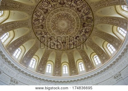 Interior Of The Petroff Palace, Moscow, Russia