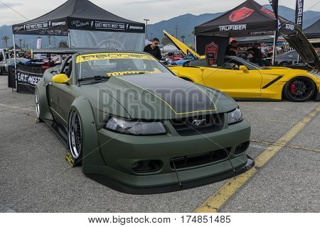 Ford Mustang Convertible On Display