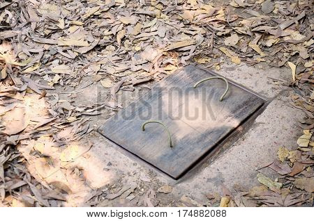 The tunnels of Cu Chi are an immense network of connecting underground tunnels located in the Cu Chi District of Ho Chi Minh City (Saigon) Vietnam