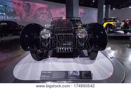 Dark 1939 Bugatti Type 57C By Vanvooren