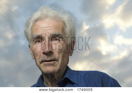 Szczęśliwy Senior portret
