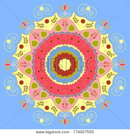 Mandala. Round Ornament Pattern. Vintage decorative elements