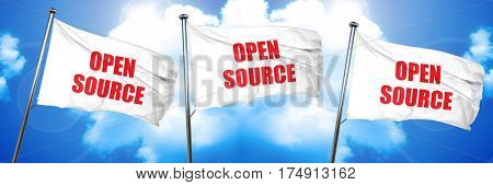 open source, 3D rendering, triple flags