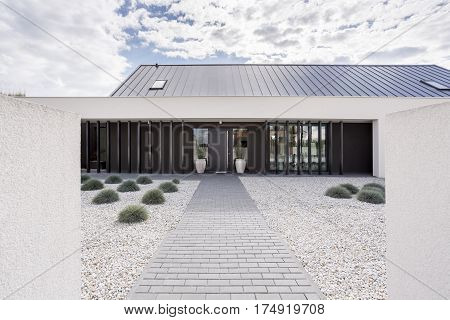 Pavement Leading To House