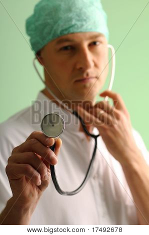 Hombre médica