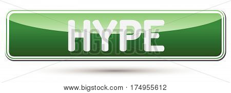 Hype - Abstract Beautiful Button With Text.