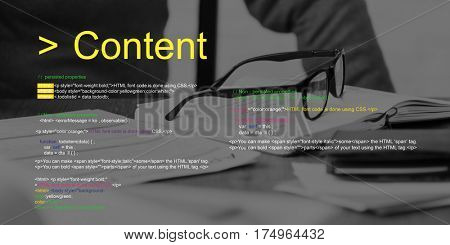 Web design is about layout of the interface.