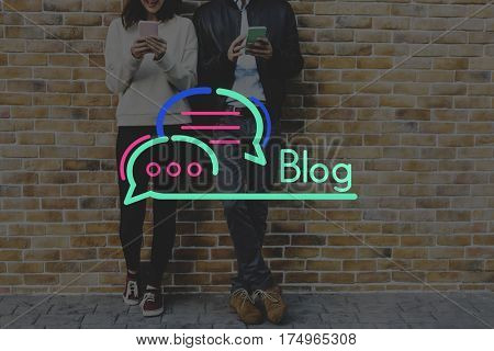 Communication Connection Speech Bubble Concept