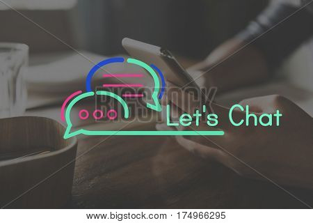 Communication Connection Speech Bubble Concept