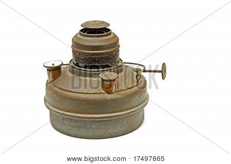 Küçük bir brülör yakıt tankı