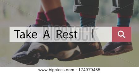 Take a Rest Recreation Carefree Concept
