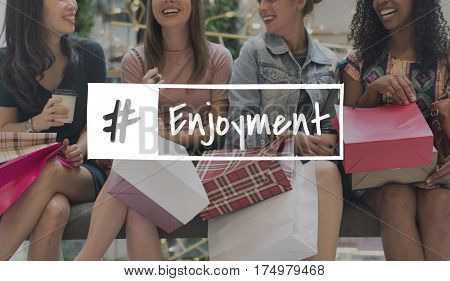 Promotion Enjoyment Shopaholics Customer Store