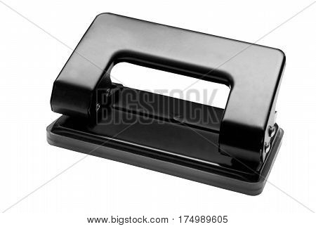 Image of a black hole puncher isolated on white background