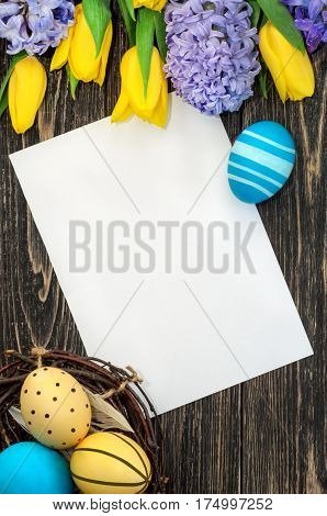 Easter Decorations Background