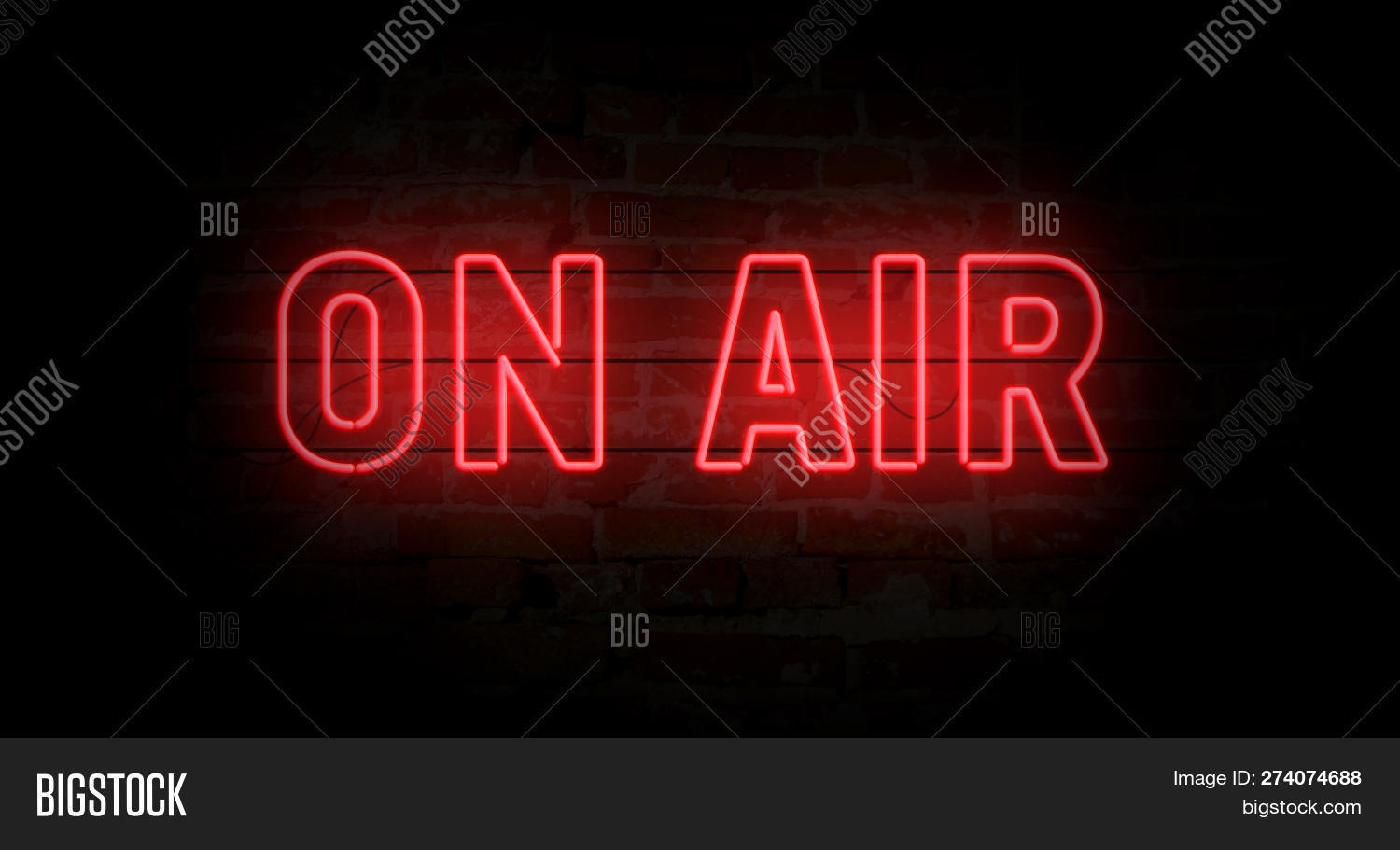On Air Neon Sign Light Image & Photo (Free Trial) | Bigstock
