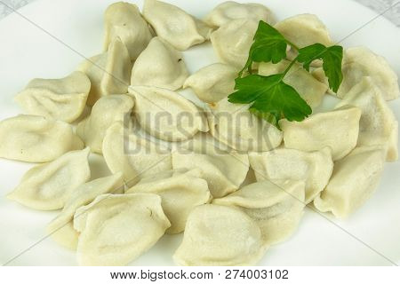 The image of cooked pelemene