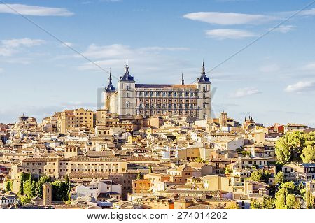 Panorama Toledo.panorama Toledo. The Capital Of The Province Of Toledo. Spain
