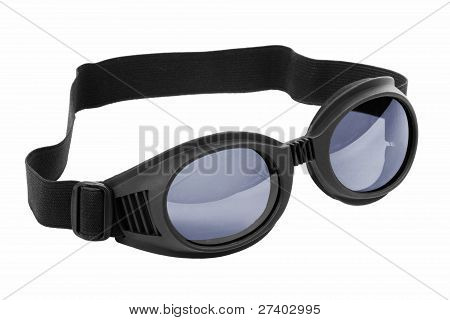 Czarne okulary przeciwsłoneczne okulary motocyklowe