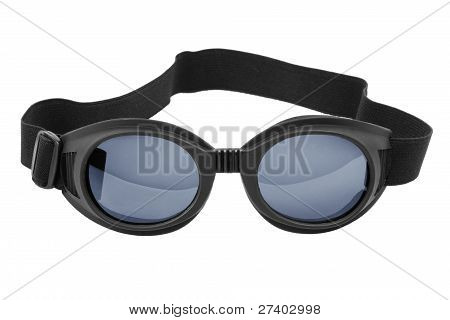 Czarne plastikowe okulary okulary motocyklowe