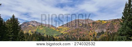 Guardsman Pass Views Of Panoramic Landscape Of The Pass From The Brighton Side By Midway And Heber V