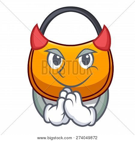 Devil Hobo Bag Outline On Image Cartoon