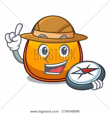 Explorer Hobo Bag Outline On Image Cartoon