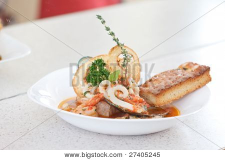skaldjurssoppa