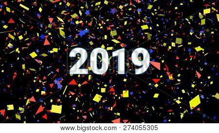 Celebrate Countdown Happy New Yaer 2019 , New Yaer Concept