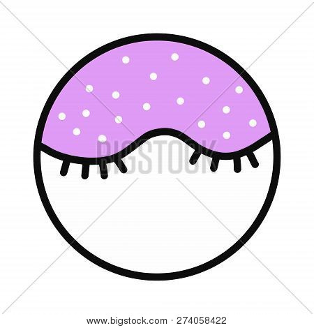 Lashes Beauty Corner Hand Drawn Illustration Mask Sleep Make Up Center Salloon Bar Studio For Woman 