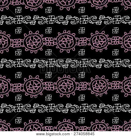 Modern Lace-love In Parise Seamless Repeat Pattern Background