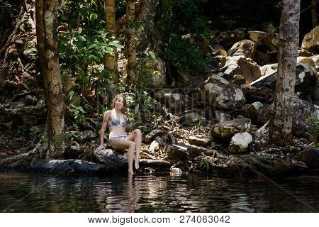 Telaga Tujuh Seven Wells Waterfall