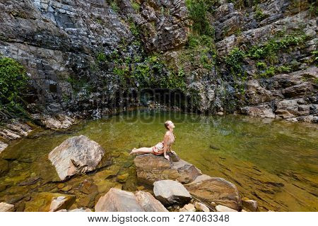 Temurun Waterfall On Langkawi Island