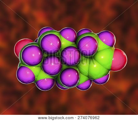 Testosterone, A Primary Sex Hormone In Men And An Anabolic Steroid, 3d Illustration. It Is Responsib